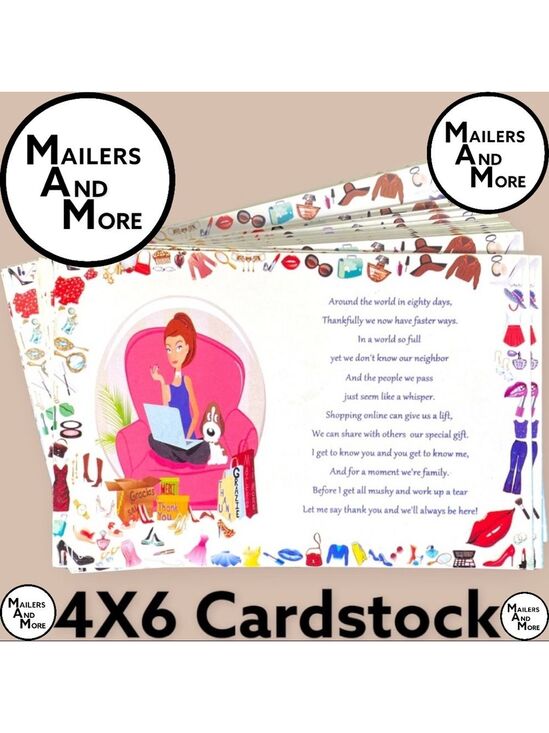 Mailers And More Other - 100 Posh World 4X6 Cards PRICE IS FIRM.